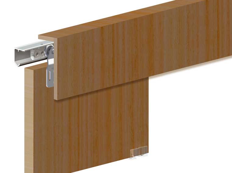 Подвесная система для межкомнатных дверей и гардеробов SATURN (Single Top)